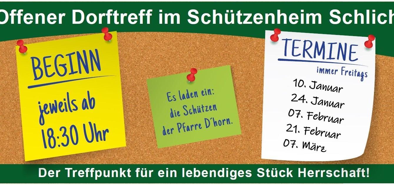 Dorftreff 10.01. - 07.03.