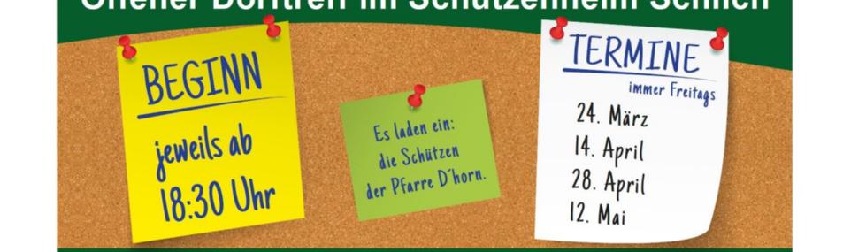 Herzliche Einladung zum Dorf-Treff