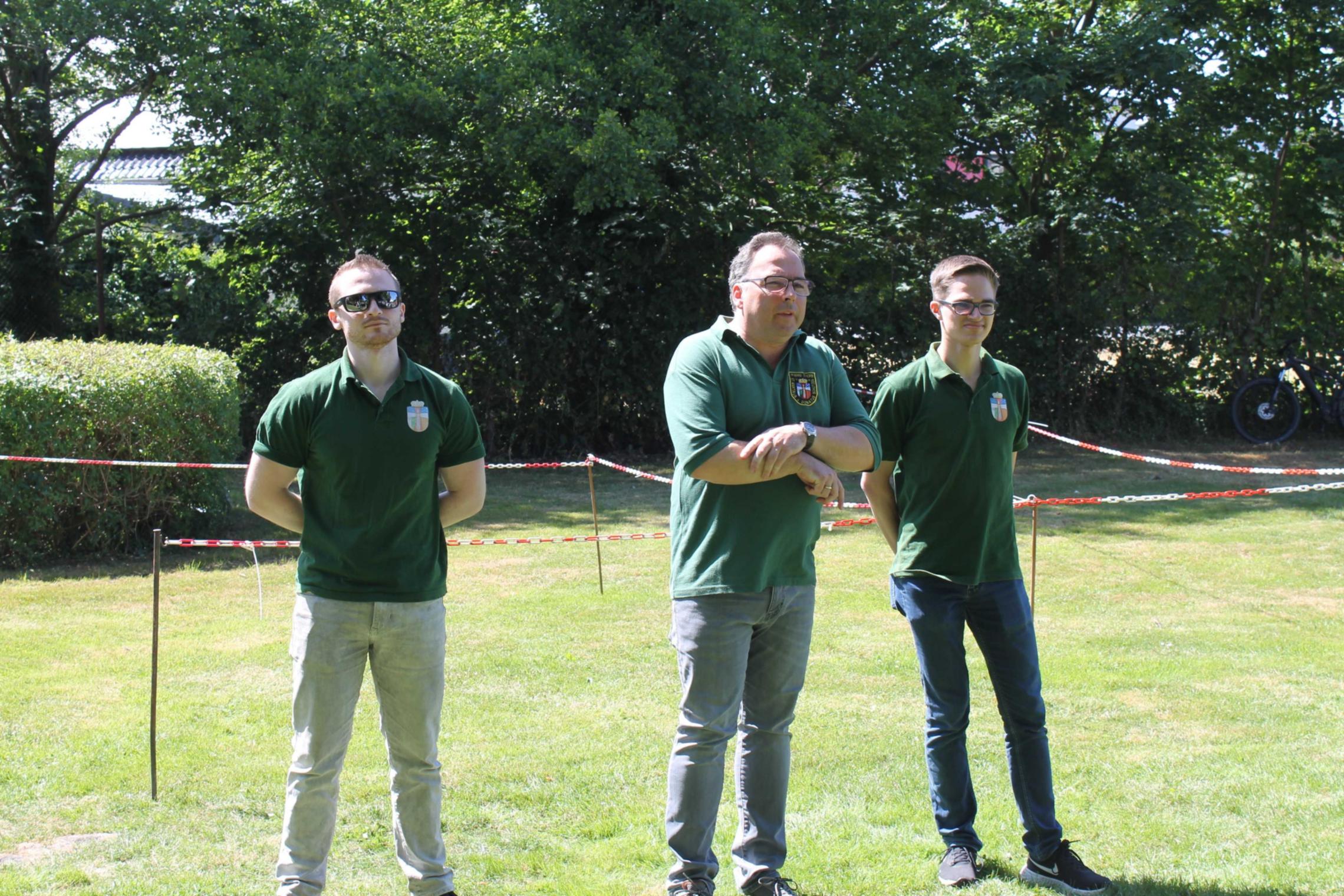 Martin und Andreas mit André