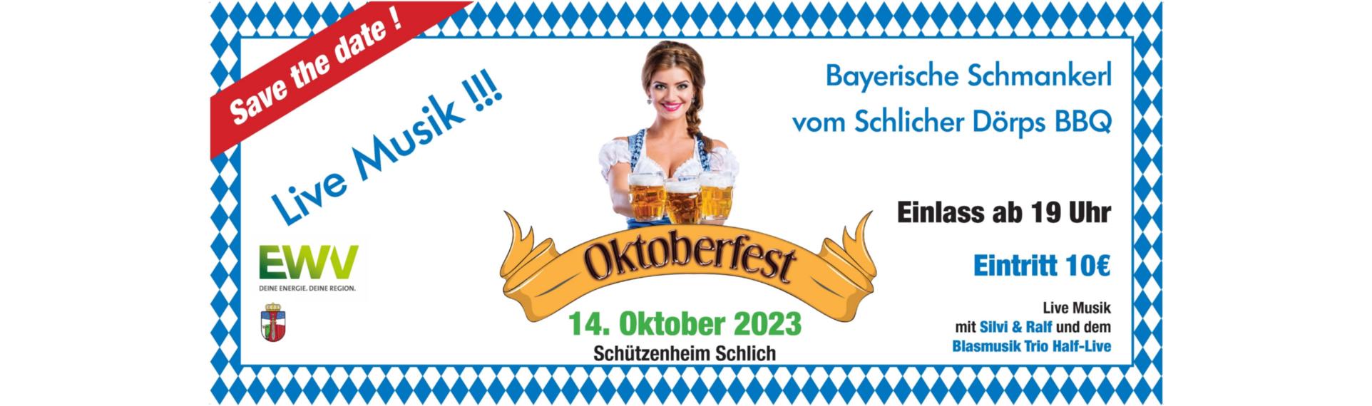 Herzlich Willkommen zum Oktoberfest