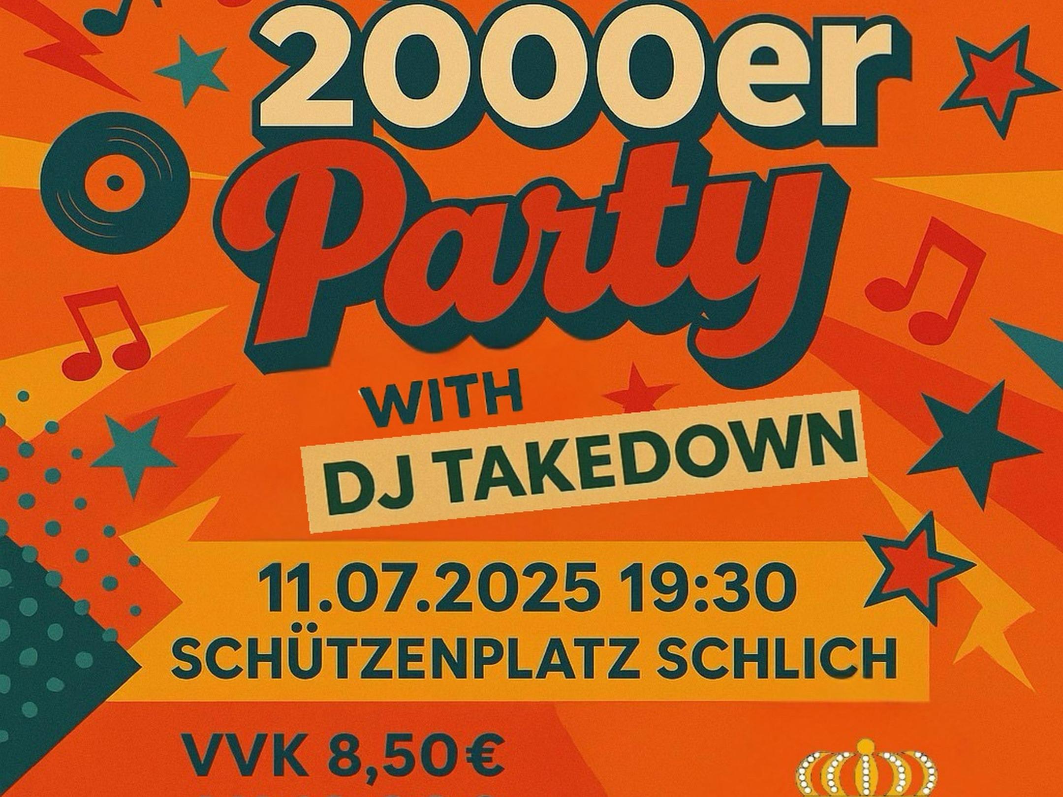 80er 90er 2000er Party mit DJ TAKEDOWN